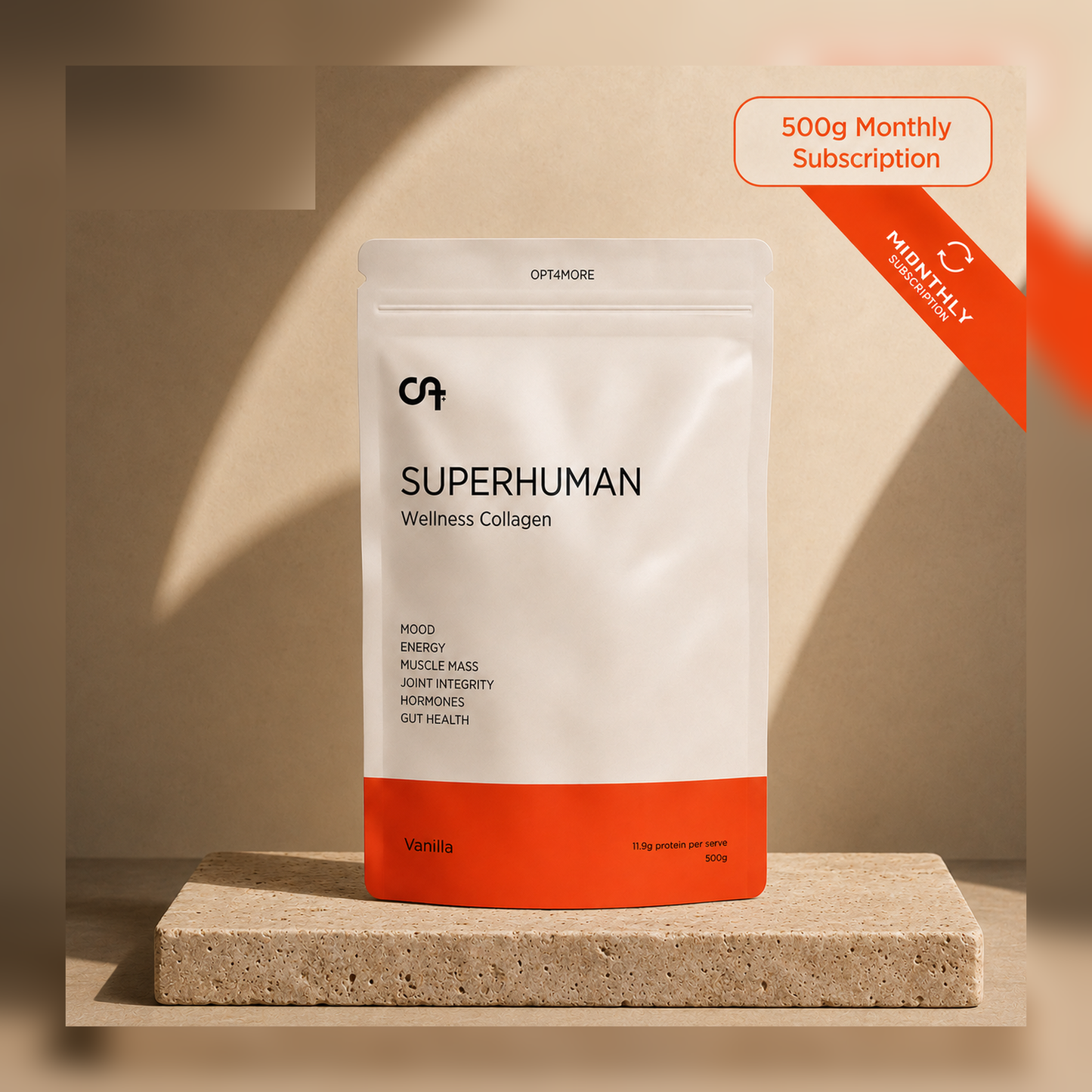 Superhuman Wellness Collagen Blend - 500g Pouch (Monthly Subscription)